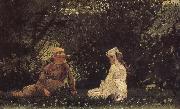 Winslow Homer Hawk Farm scenery France oil painting artist